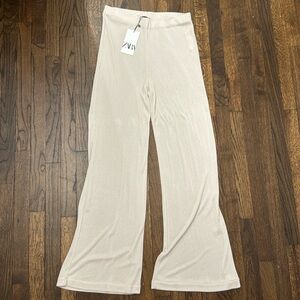 Zara Lounge Beach Pants L NWT